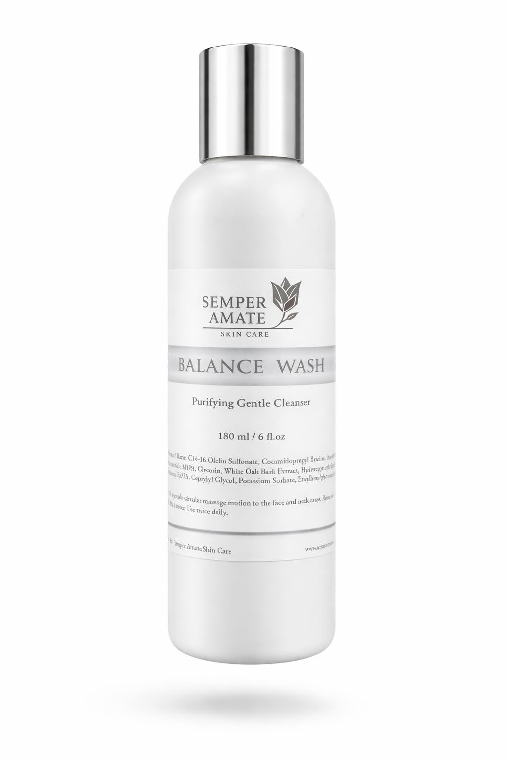 balance wash gentle cleanser- Semper Amate Skincare