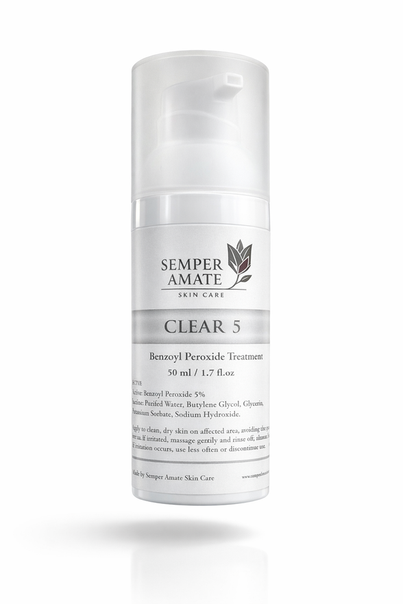 Clear Acne Gel  benzoyl peroxide salicylic acid spot treatment – Semper Amate Skincare