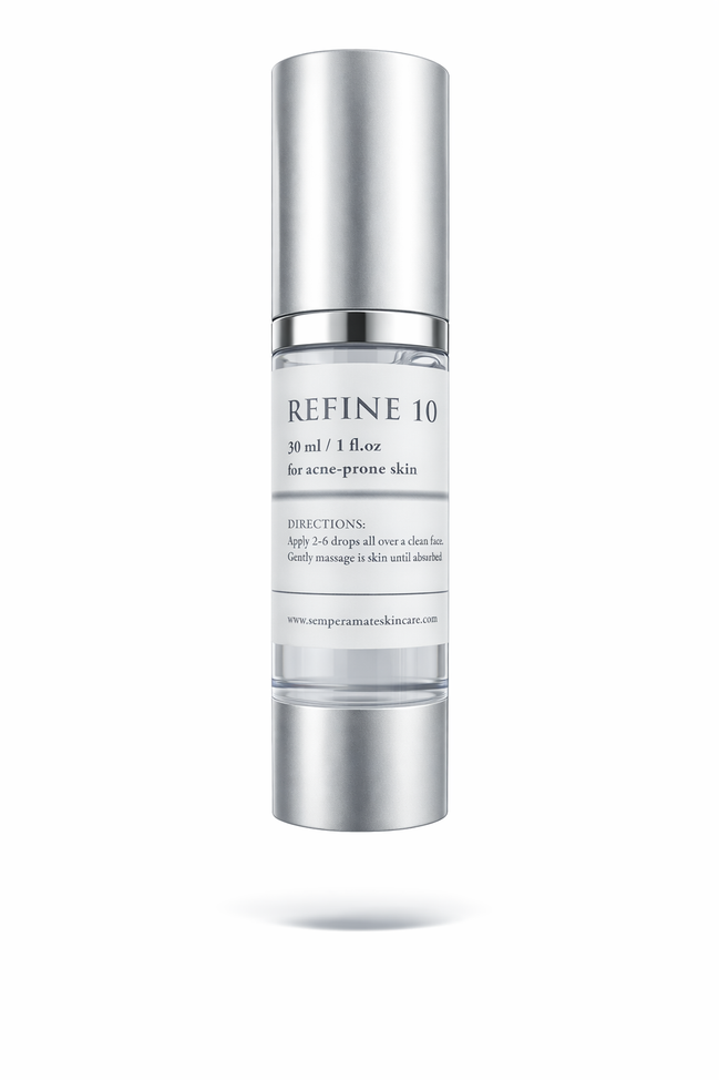 Refine glycolic acid serum exfoliant -Semper Amate Skin Care 