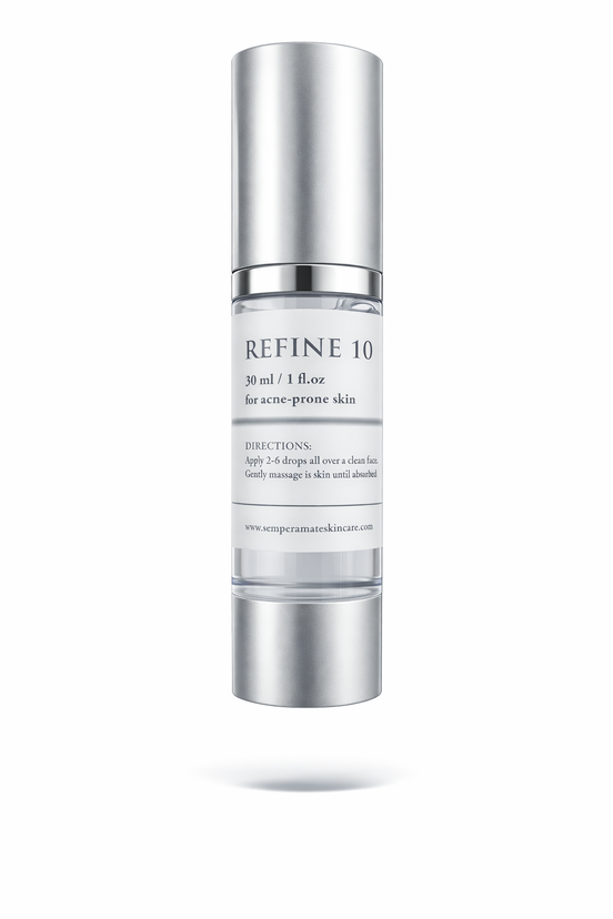Refine glycolic acid serum exfoliant -Semper Amate Skin Care 