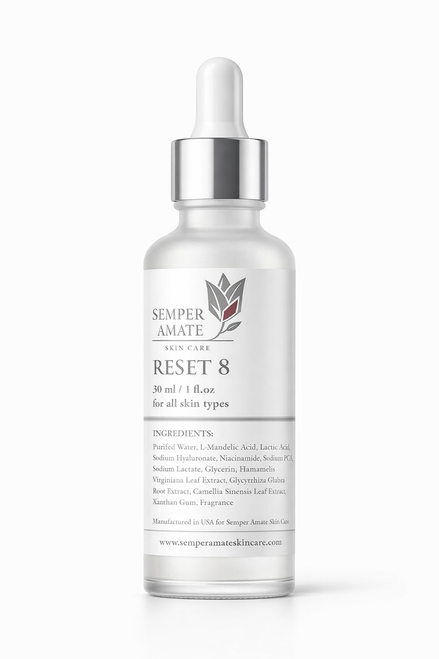 reset mandelic acid serum exfoliating - Semper Amate Skin Care 